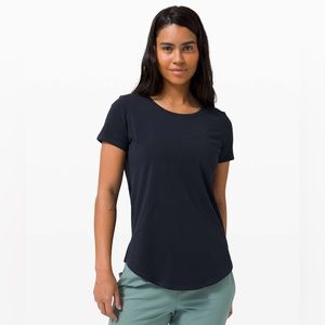 Lululemon Short-sleeve Navy Top